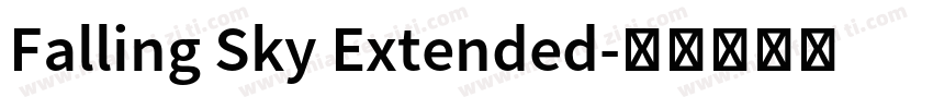 Falling Sky Extended字体转换